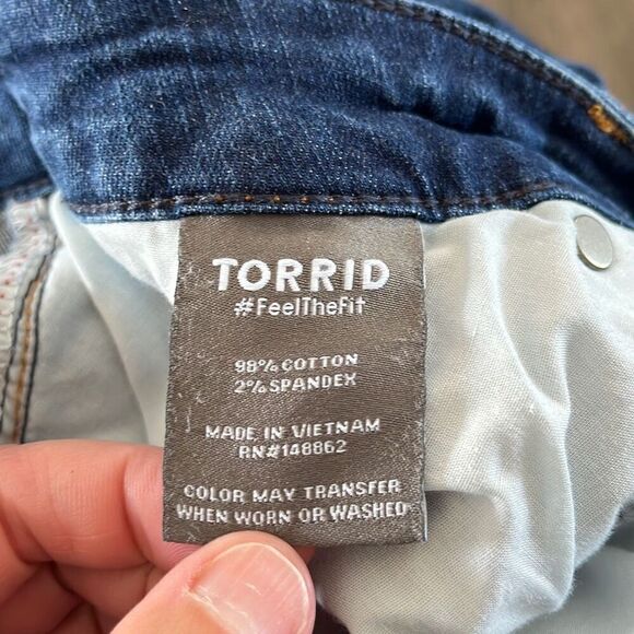 Torrid Boyfriend Straight Vintage Stretch Mid-Rise Jean Size 20 - Picture 5 of 5
